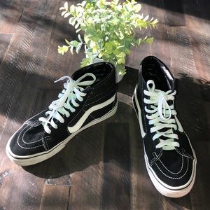 Black high top vans
